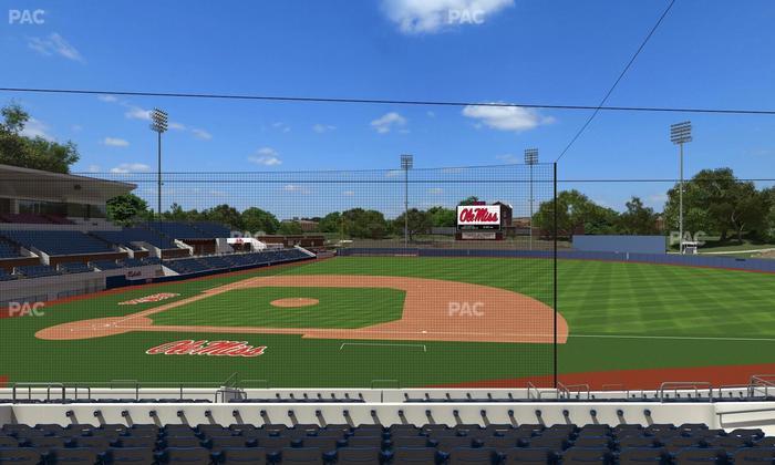 Swayze Field - Section D Seat View