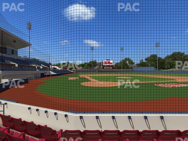 Swayze Field - Section Dugout Club 2 Seat View Swayze Field - Section Dugout Club 2 Seat View