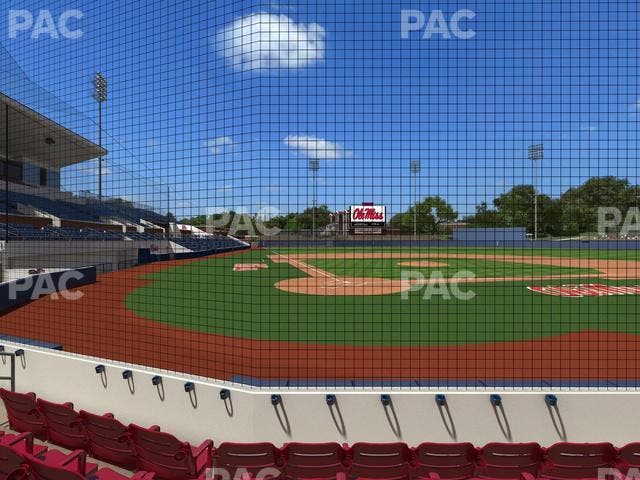 Swayze Field - Section Dugout Club 2 Seat View