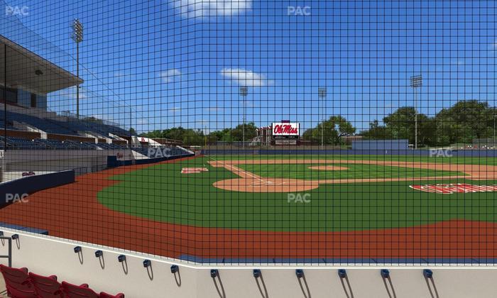 Swayze Field - Section Dugout Club 2 Seat View