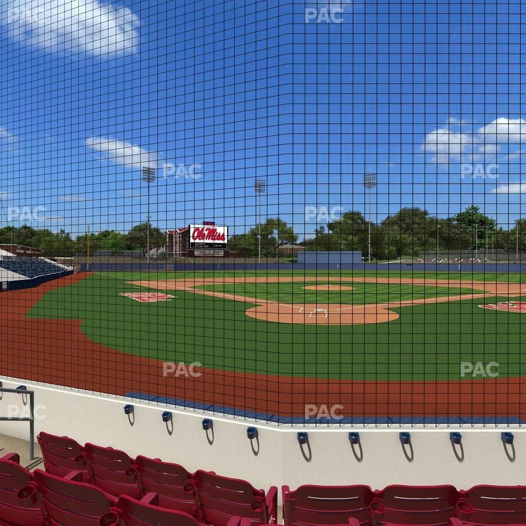 Swayze Field - Section Dugout Club 3 Seat View