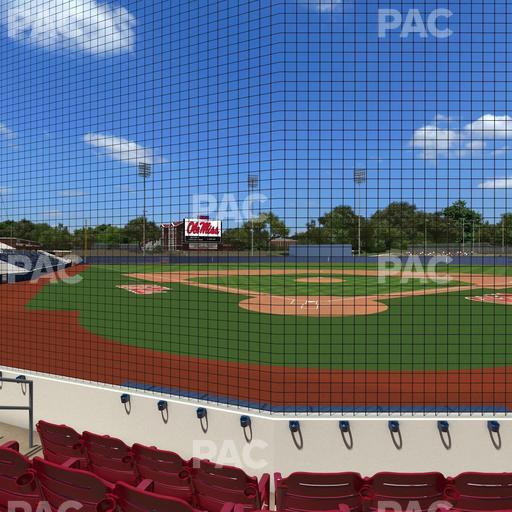 Swayze Field - Section Dugout Club 3 Seat View
