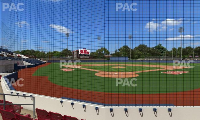 Swayze Field - Section Dugout Club 3 Seat View
