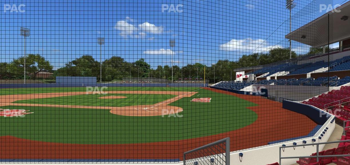 Swayze Field - Section Dugout Club 4 Seat View