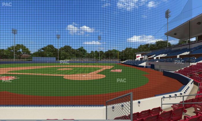 Swayze Field - Section Dugout Club 4 Seat View