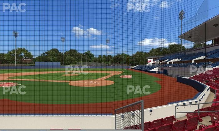 Swayze Field - Section Dugout Club 4 Seat View