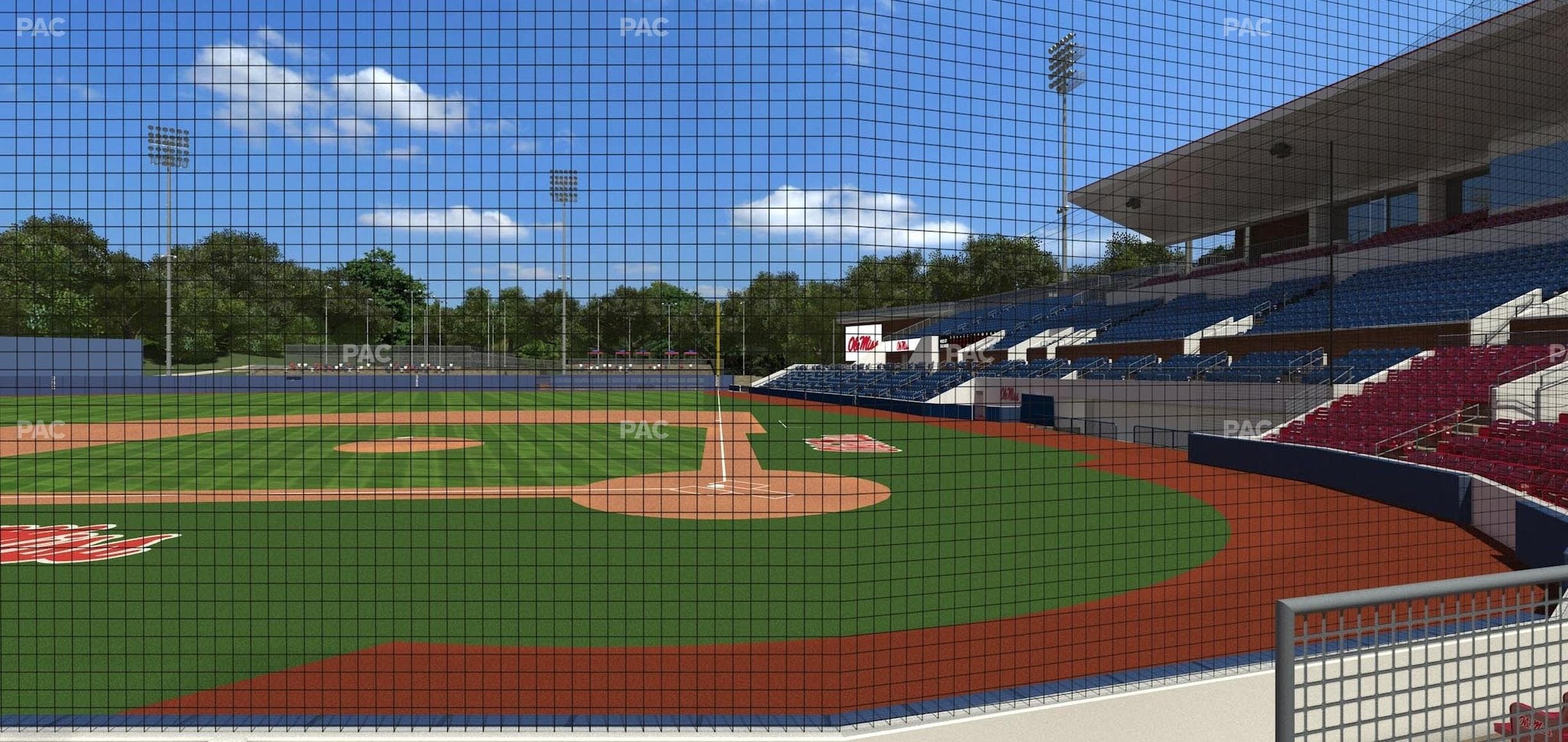Swayze Field - Section Dugout Club 5 Seat View