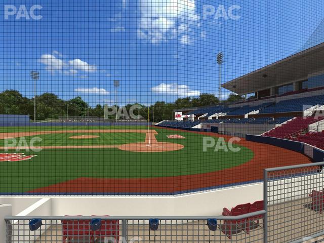 Swayze Field - Section Dugout Club 5 Seat View Swayze Field - Section Dugout Club 5 Seat View