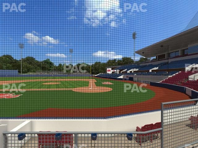 Swayze Field - Section Dugout Club 5 Seat View