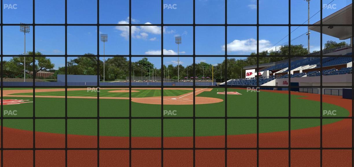 Swayze Field - Section Dugout Club 5 Seat View