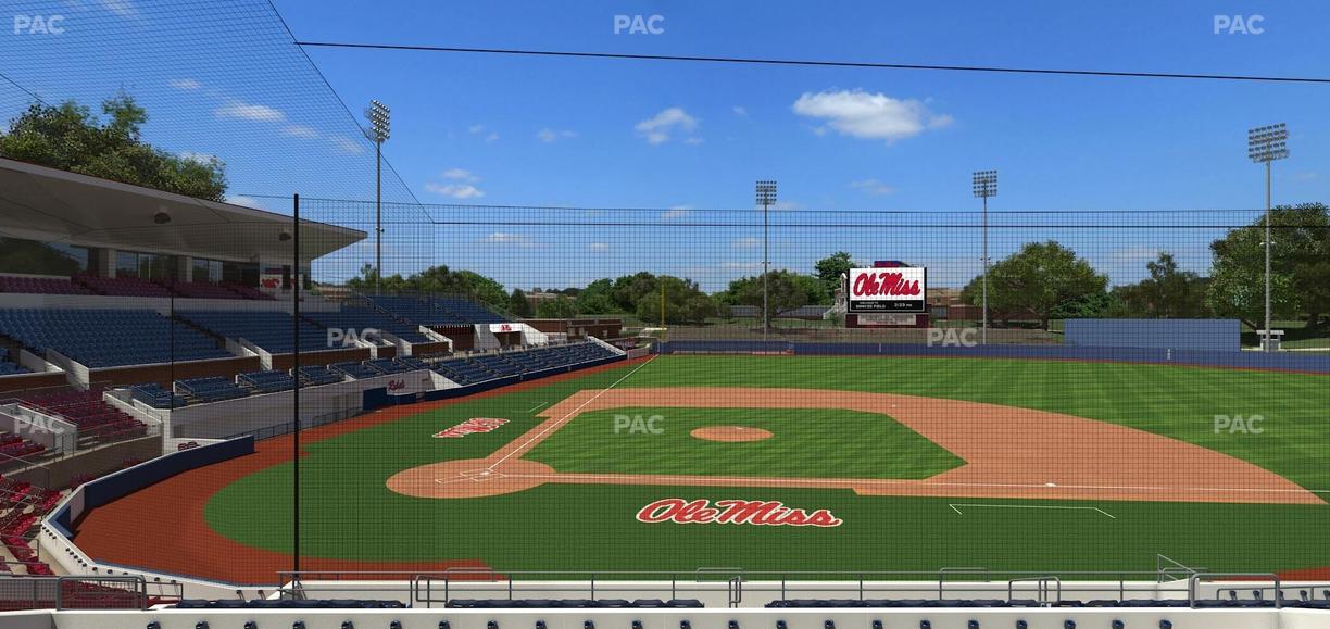 Swayze Field - Section E Seat View