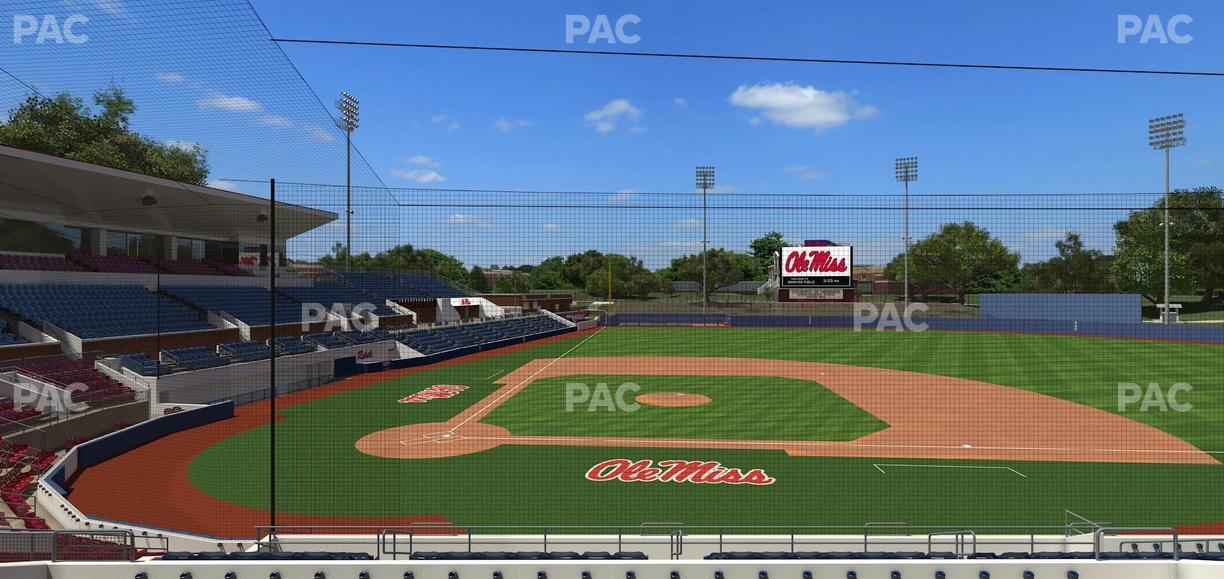 Swayze Field - Section E Seat View