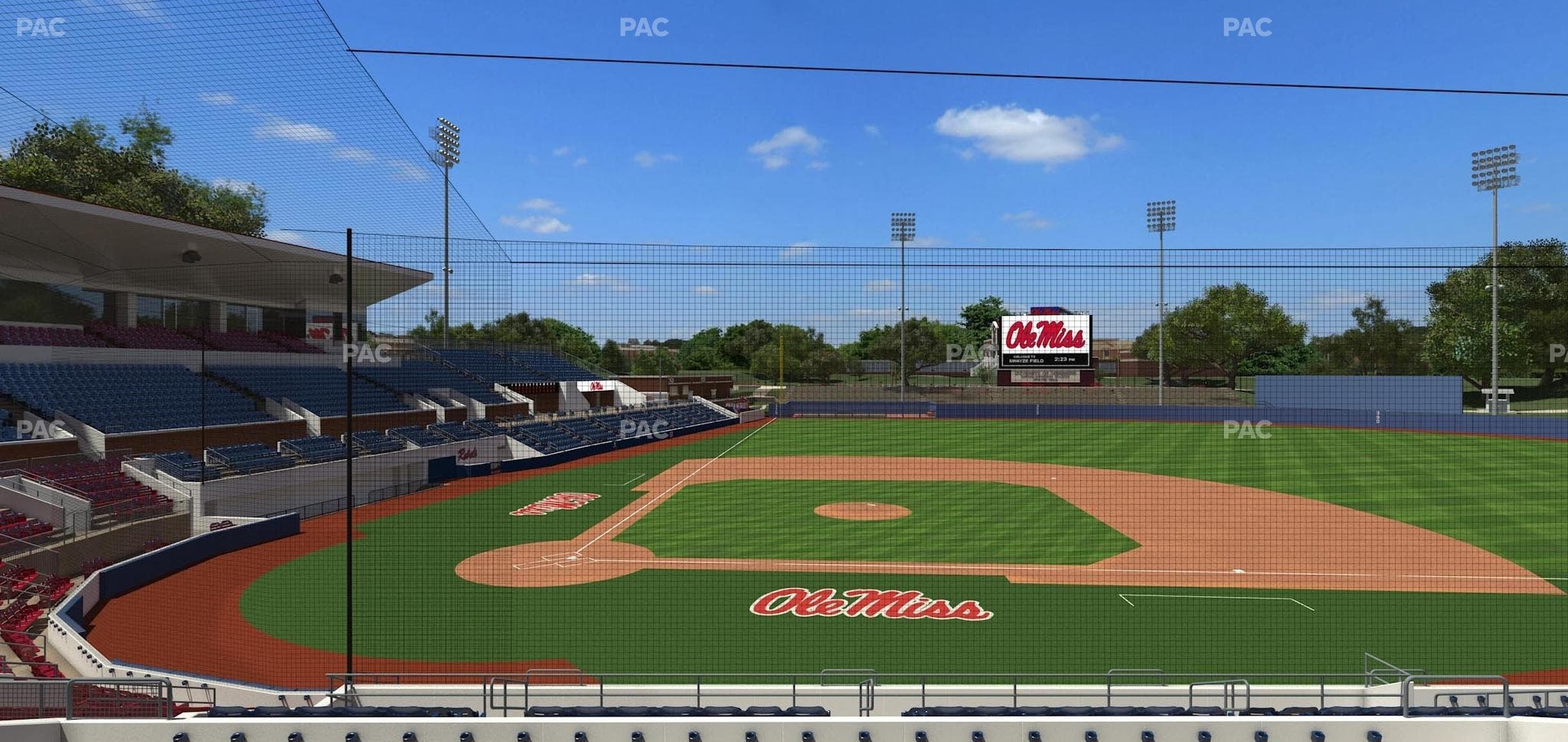 Swayze Field - Section E Seat View