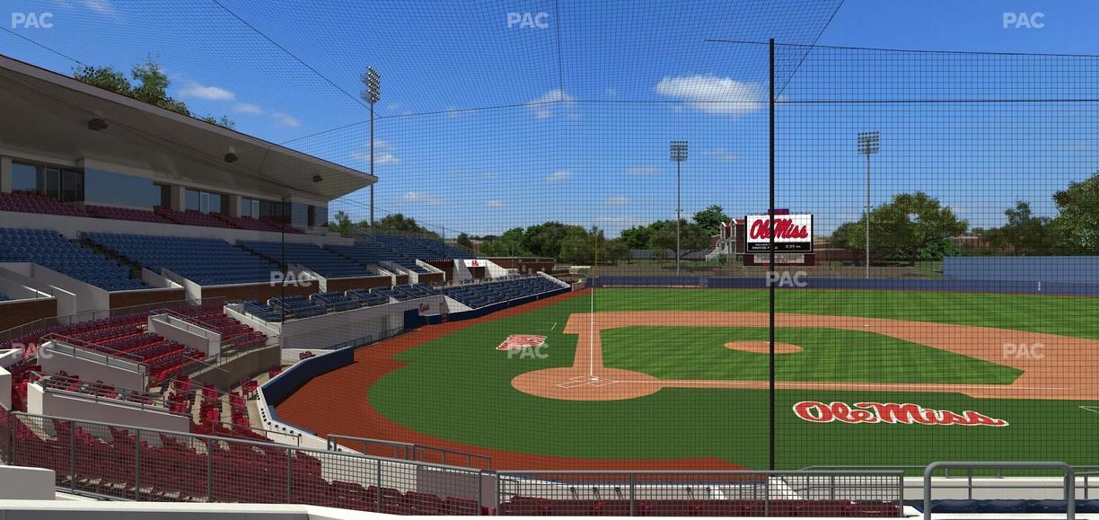 Swayze Field - Section F Seat View