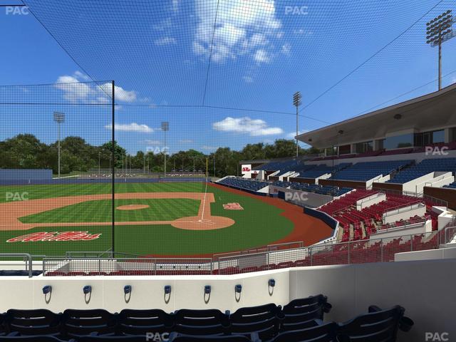 Swayze Field - Section J Seat View