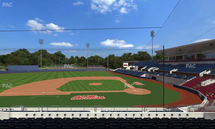 Swayze Field - Section K Seat View