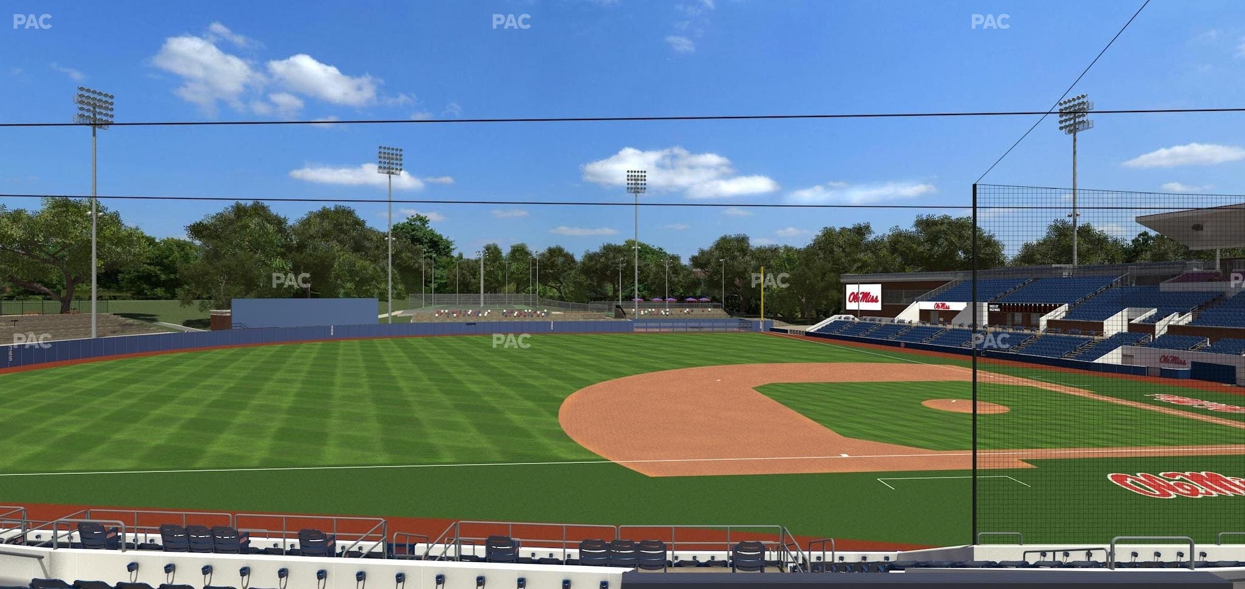 Swayze Field - Section M Seat View