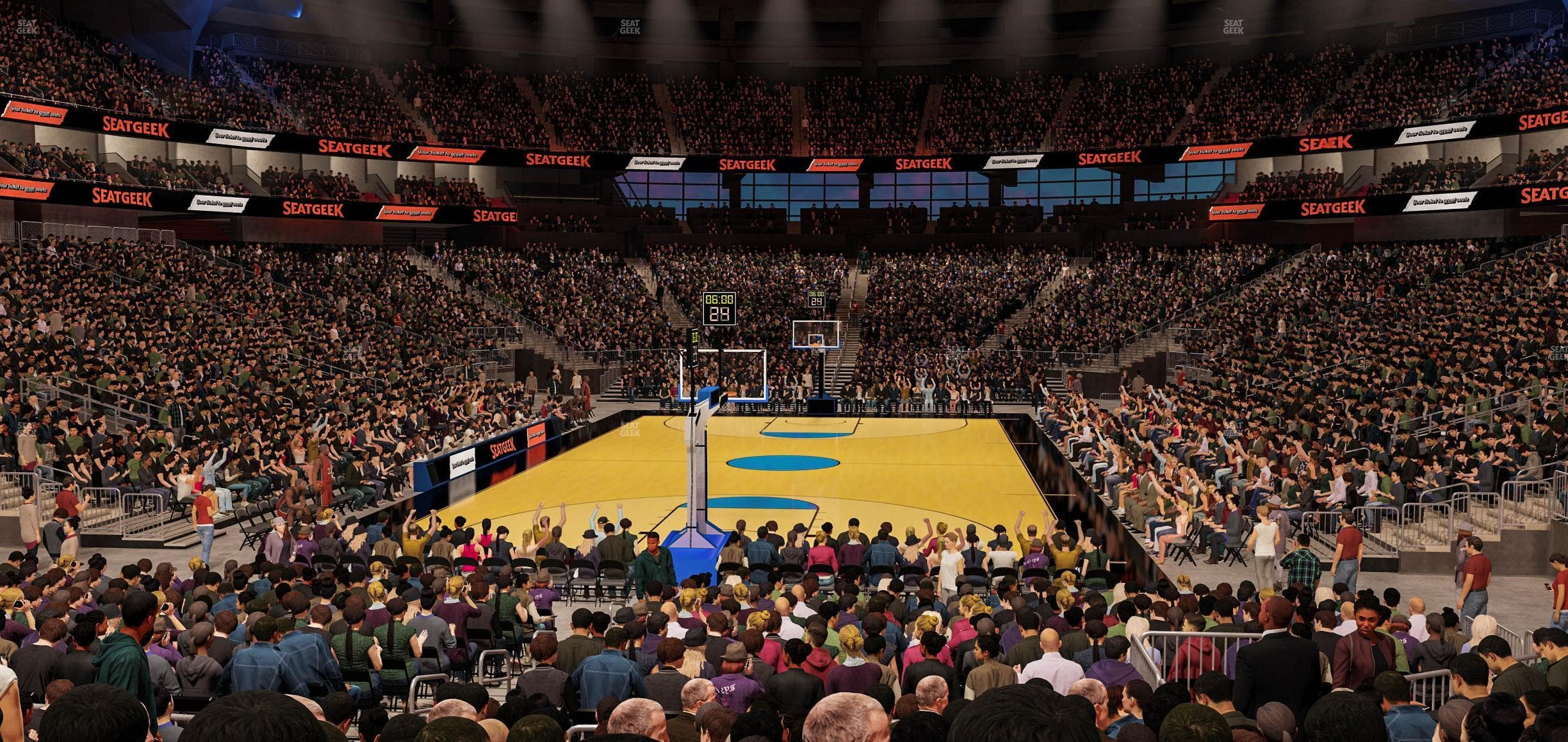 T-Mobile Arena - Section 1 Seat View