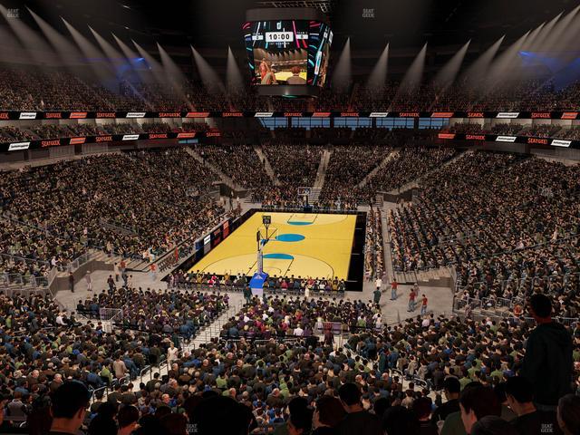 T-Mobile Arena - Section 102 Seat View