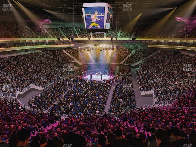 T-Mobile Arena - Section 102 Seat View