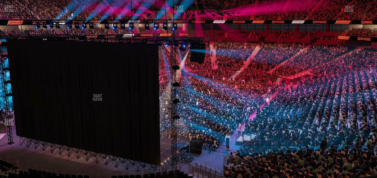 T-Mobile Arena - Section 104 Seat View
