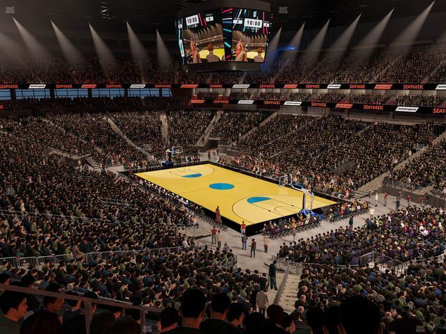 T-Mobile Arena - Section 117 Seat View