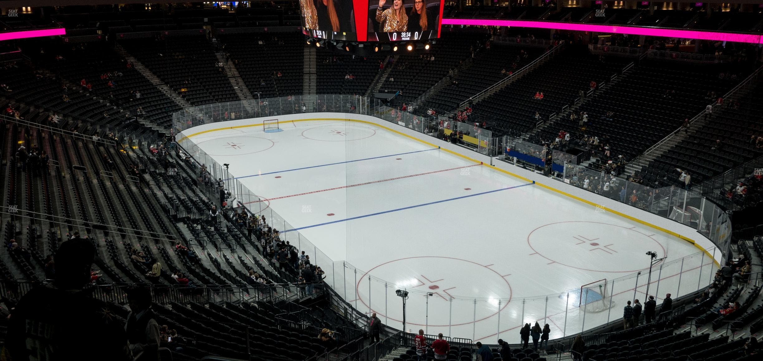 T-Mobile Arena - Section 117 Seat View