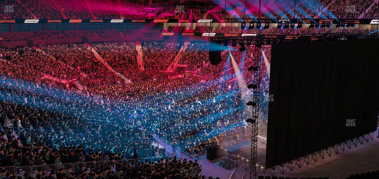 T-Mobile Arena - Section 117 Seat View