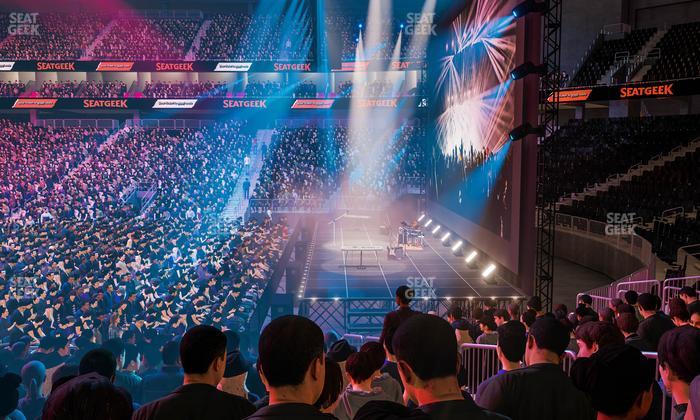 T-Mobile Arena - Section 17 Seat View