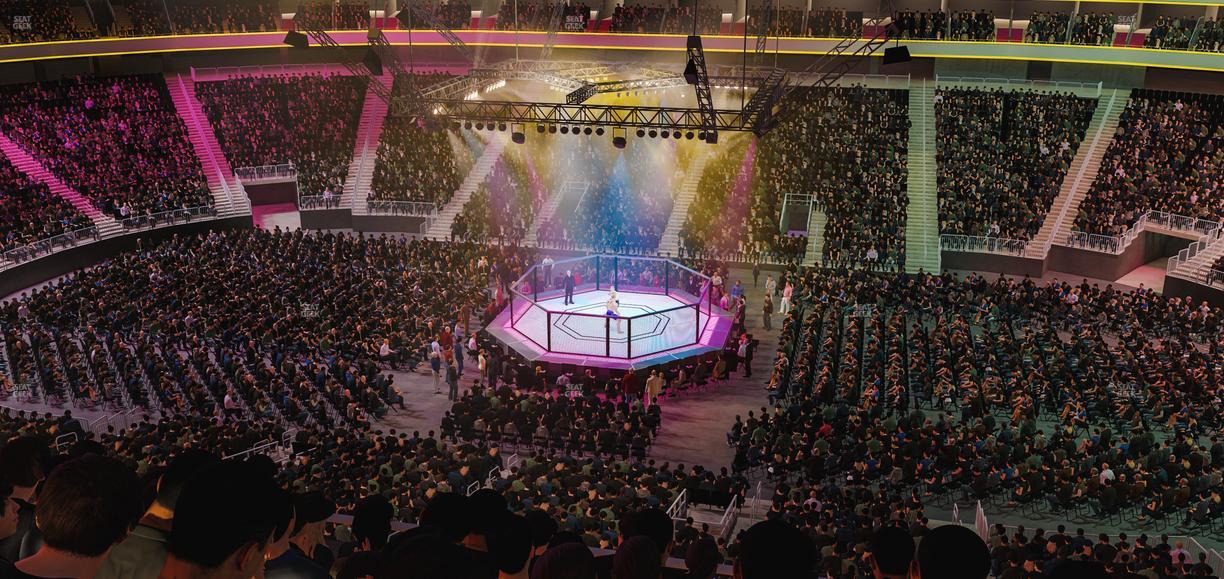 T-Mobile Arena - Section 206 Seat View