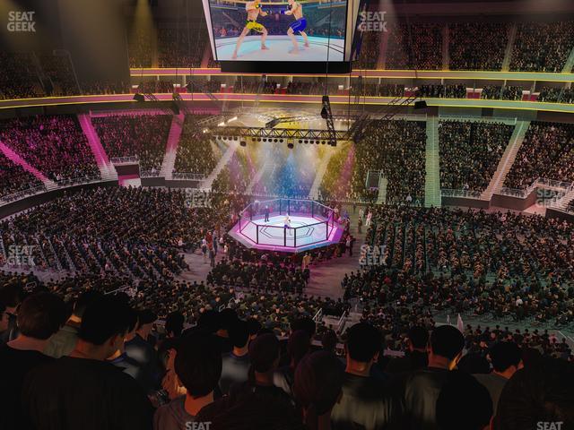 T-Mobile Arena - Section 206 Seat View