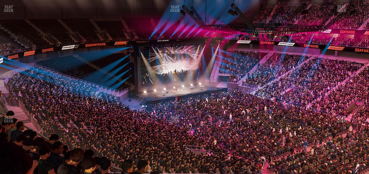 T-Mobile Arena - Section 209 Seat View