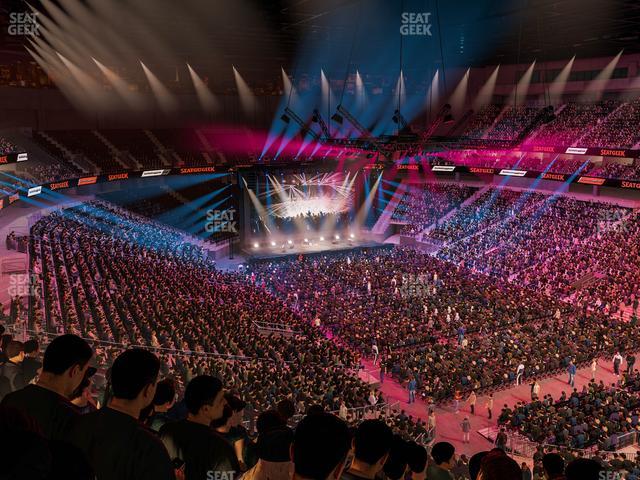 T-Mobile Arena - Section 210 Seat View