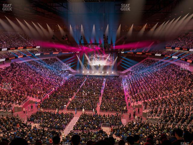 T-Mobile Arena - Section 215 Seat View