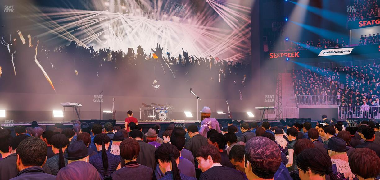 T-Mobile Arena - Section Floor A Seat View