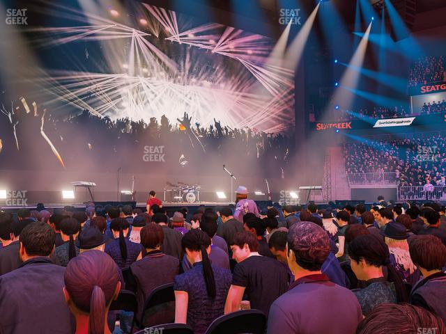 T-Mobile Arena - Section Floor A Seat View