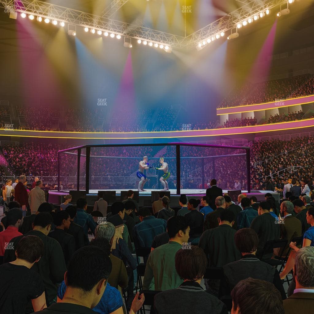 T-Mobile Arena - Section Floor B Seat View