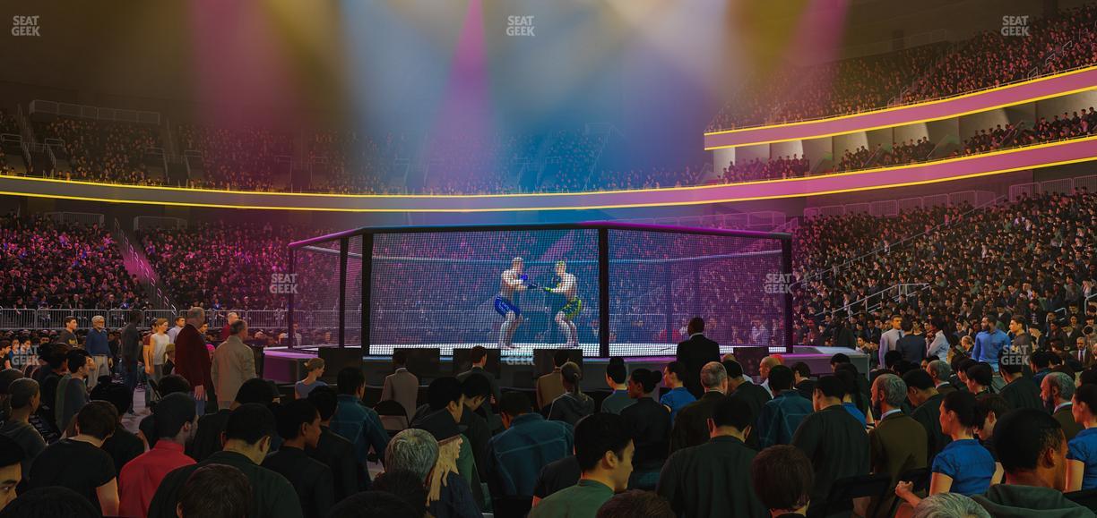 T-Mobile Arena - Section Floor B Seat View