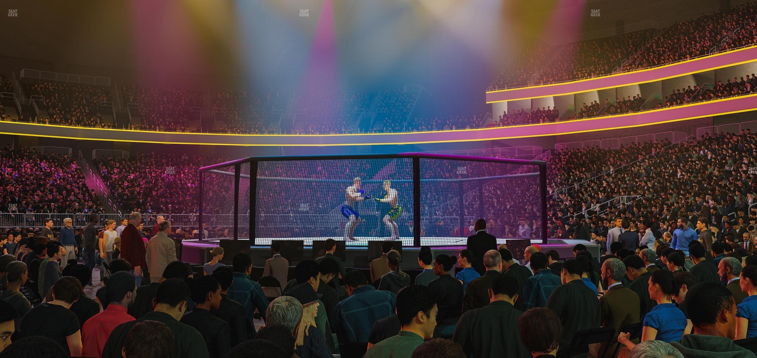 T-Mobile Arena - Section Floor B Seat View