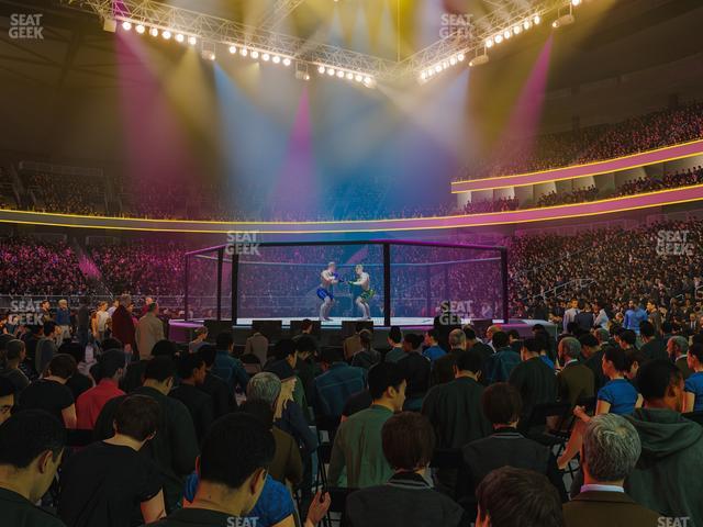 T-Mobile Arena - Section Floor B Seat View