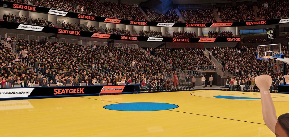 T-Mobile Arena - Section Floor B Seat View