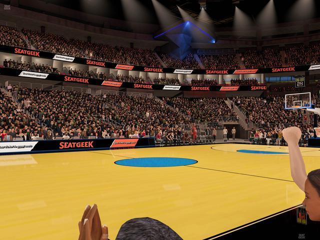 T-Mobile Arena - Section Floor B Seat View
