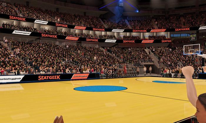 T-Mobile Arena - Section Floor B Seat View