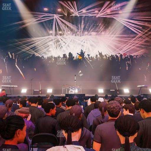 T-Mobile Arena - Section Floor B Seat View