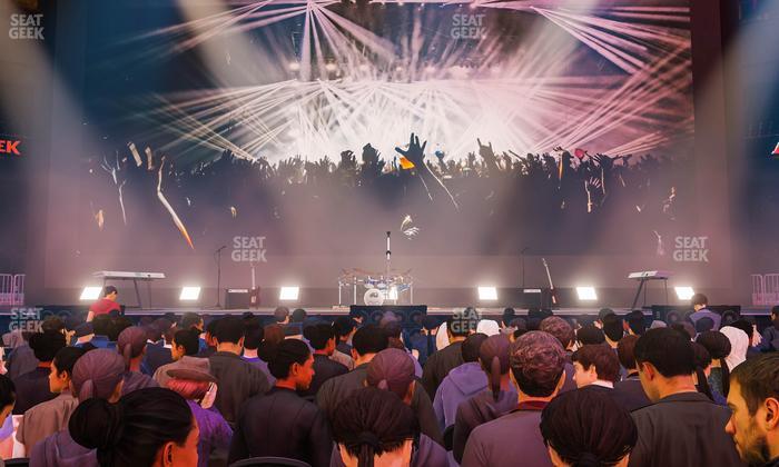 T-Mobile Arena - Section Floor B Seat View