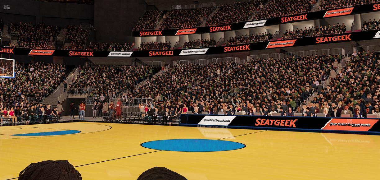 T-Mobile Arena - Section Floor C Seat View