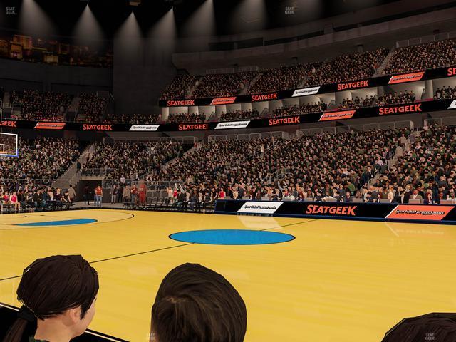 T-Mobile Arena - Section Floor C Seat View