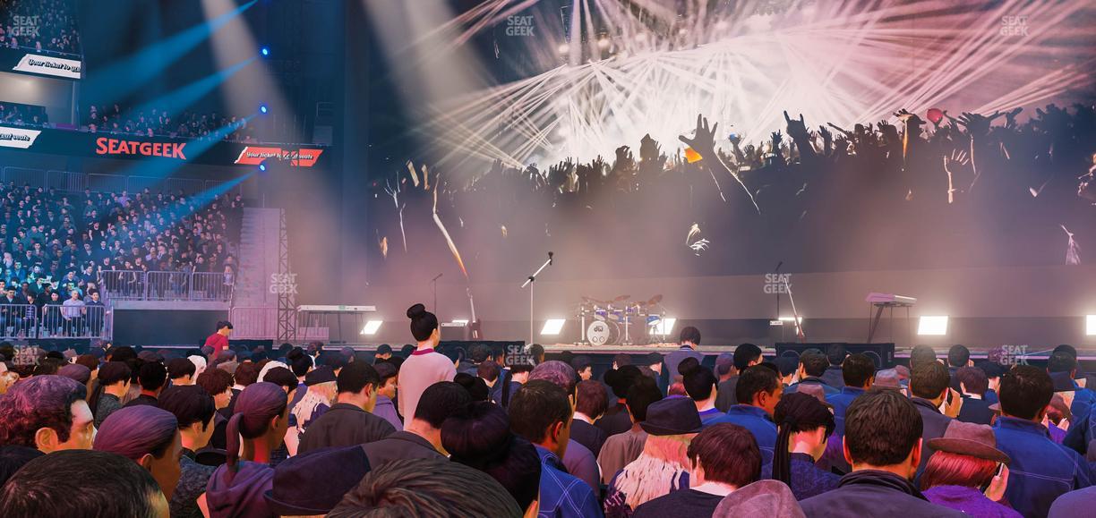 T-Mobile Arena - Section Floor C Seat View