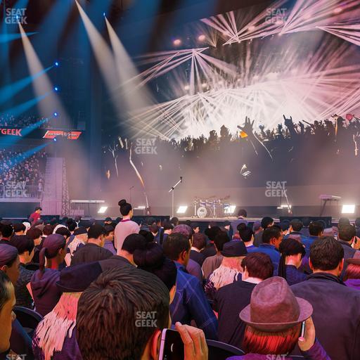 T-Mobile Arena - Section Floor C Seat View