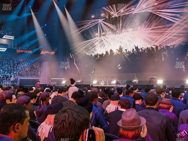 T-Mobile Arena - Section Floor C Seat View